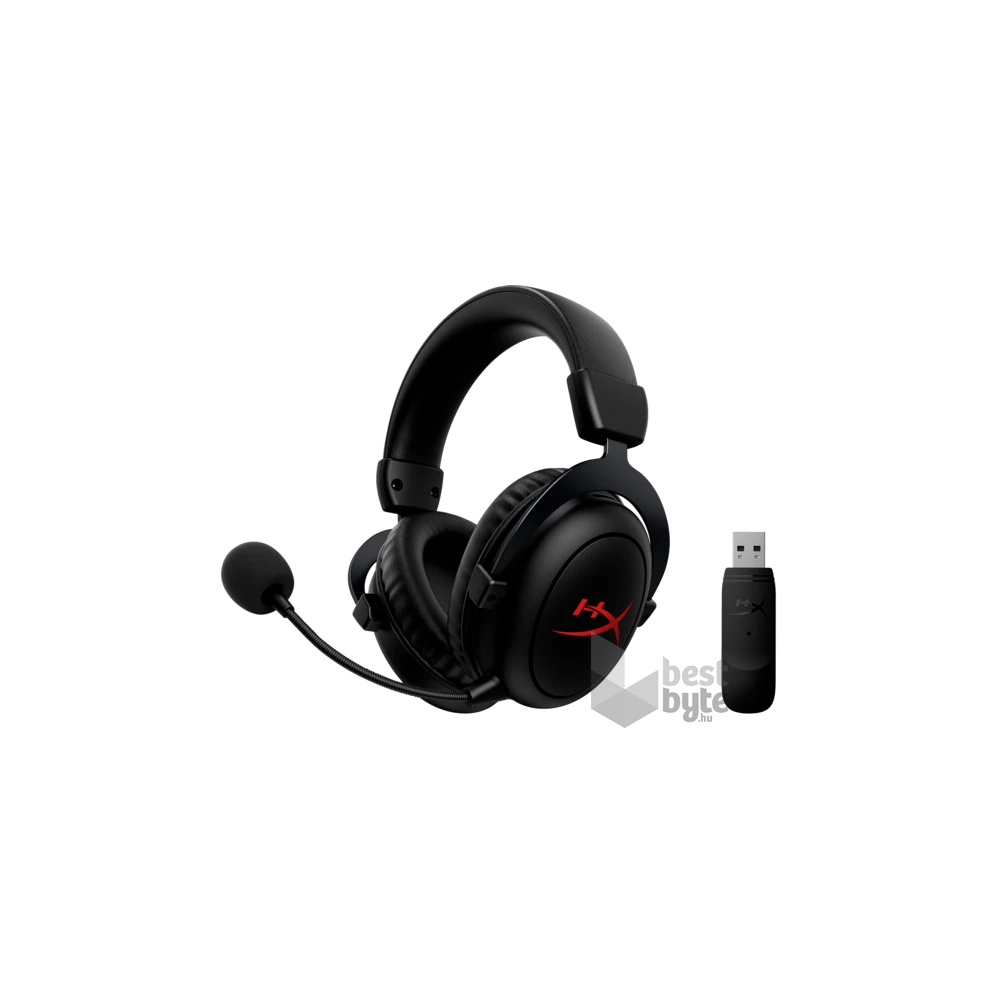 HP HyperX Cloud II vezeték nélküli fekete gamer headset