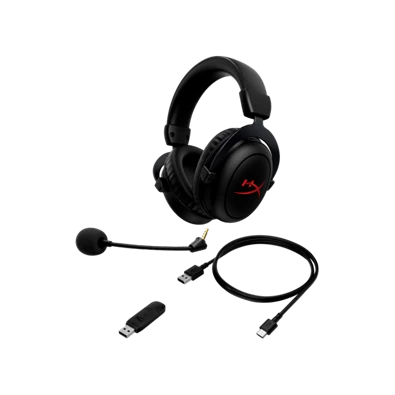 HP HyperX Cloud II vezeték nélküli fekete gamer headset