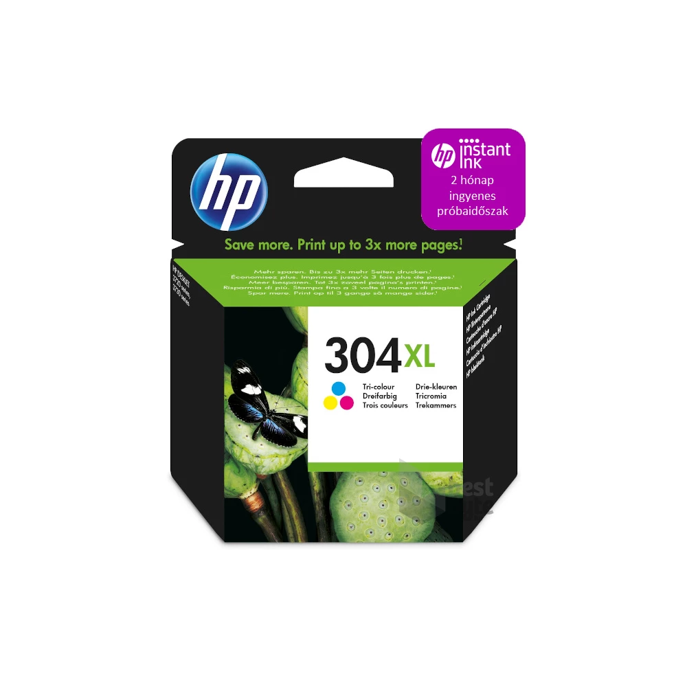 HP N9K07AE (304XL) háromszínű  XL tintapatron