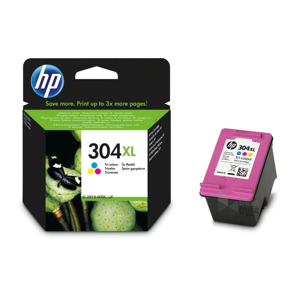 HP N9K07AE (304XL) háromszínű  XL tintapatron