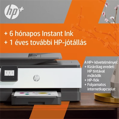 HP OfficeJet 8012E All-in-One multifunkciós tintasugaras Instant Ink ready nyomtató (Újracsomagolt)