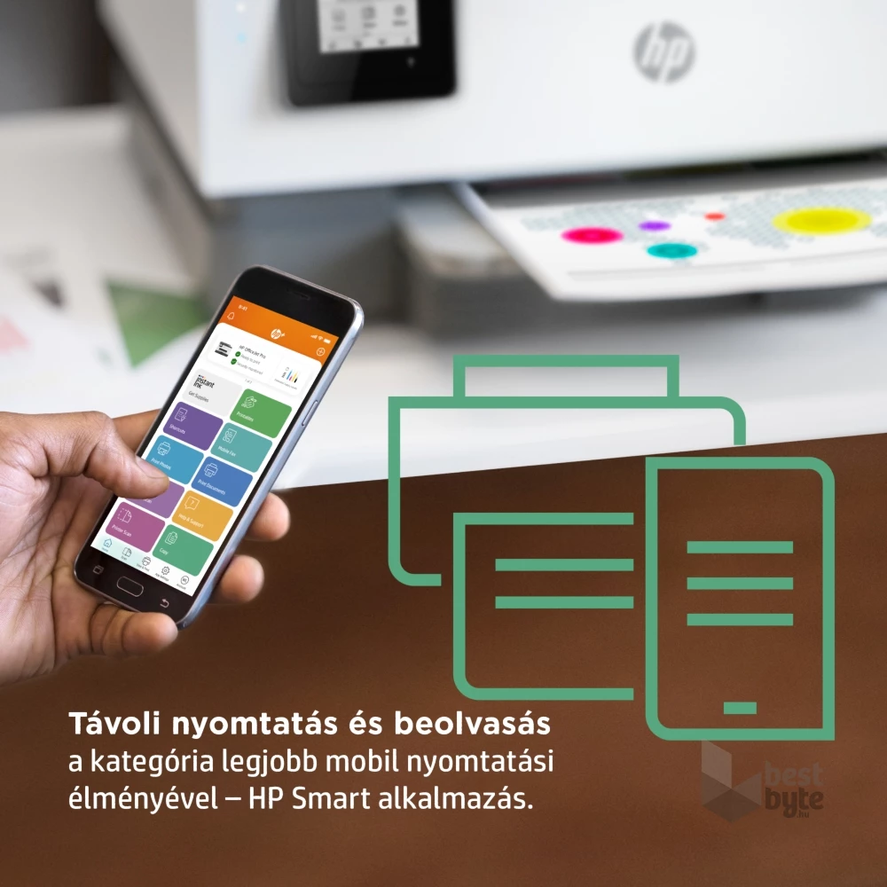 HP OfficeJet 8012E All-in-One multifunkciós tintasugaras Instant Ink ready nyomtató (Újracsomagolt)