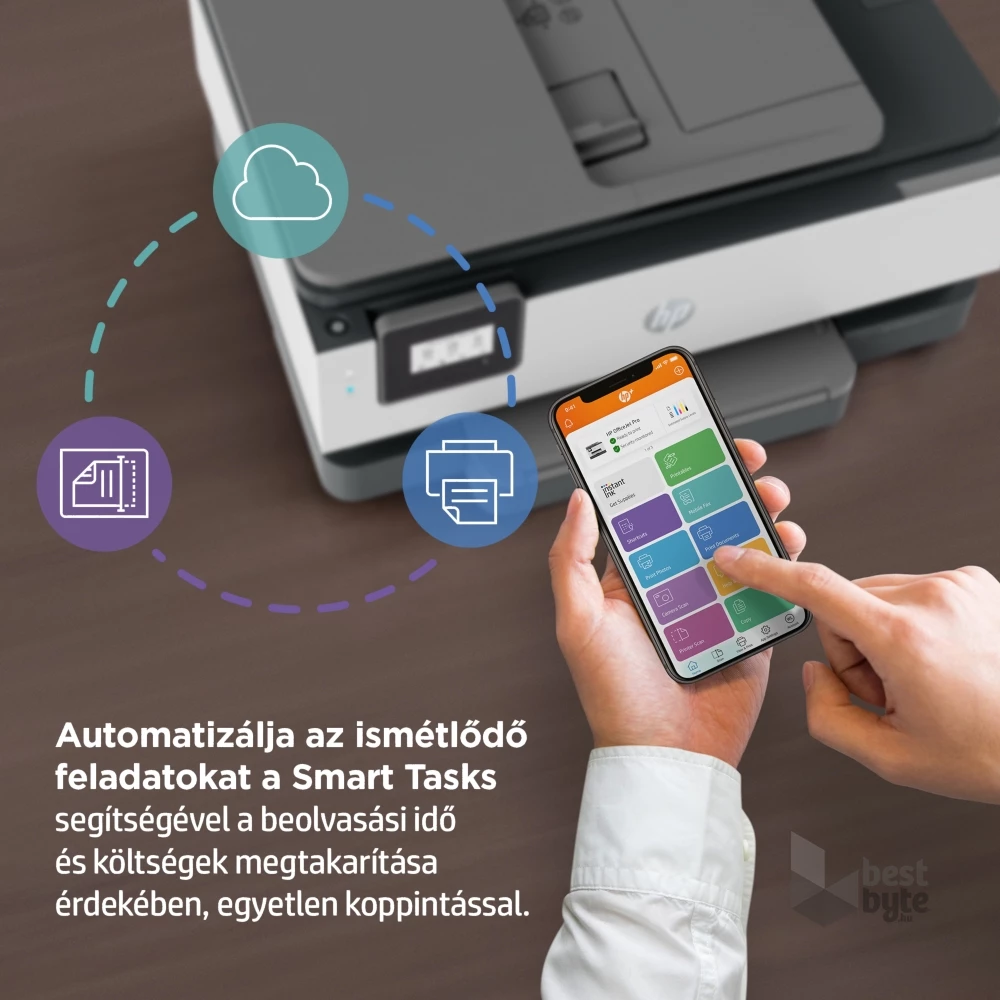 HP OfficeJet 8012E All-in-One multifunkciós tintasugaras Instant Ink ready nyomtató (Újracsomagolt)