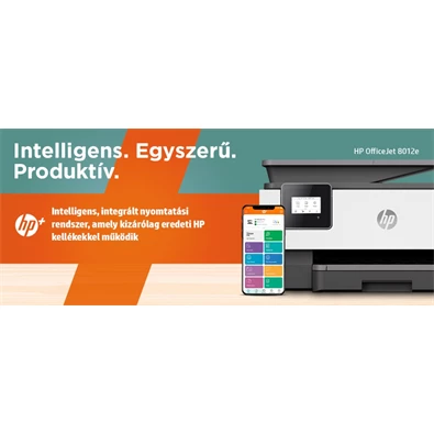 HP OfficeJet 8012E All-in-One multifunkciós tintasugaras Instant Ink ready nyomtató (Újracsomagolt)