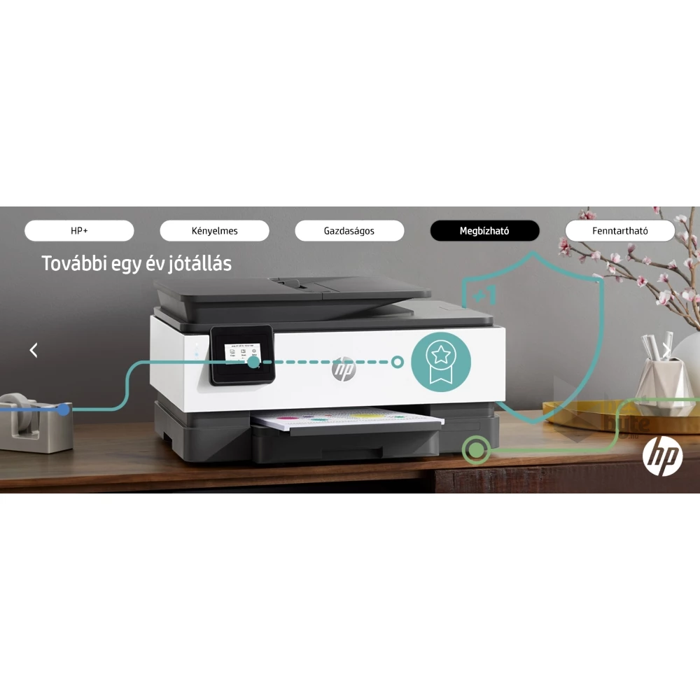 HP OfficeJet 8012E All-in-One multifunkciós tintasugaras Instant Ink ready nyomtató (Újracsomagolt)