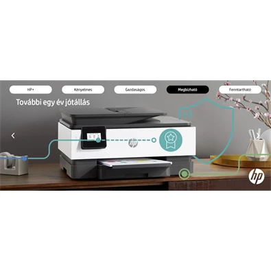 HP OfficeJet 8012E All-in-One multifunkciós tintasugaras Instant Ink ready nyomtató (Újracsomagolt)