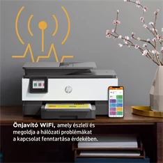 HP OfficeJet Pro 8022E All-in-One multifunkciós tintasugaras Instant Ink ready nyomtató