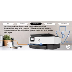 HP OfficeJet Pro 8022E All-in-One multifunkciós tintasugaras Instant Ink ready nyomtató