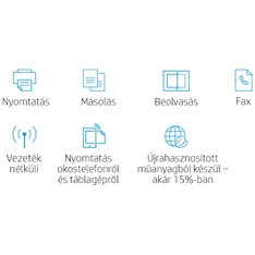 HP OfficeJet Pro 8022E All-in-One multifunkciós tintasugaras Instant Ink ready nyomtató (Újracsomagolt)