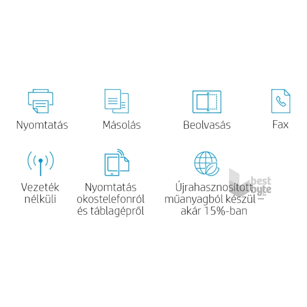 HP OfficeJet Pro 8022E All-in-One multifunkciós tintasugaras Instant Ink ready nyomtató (Újracsomagolt)