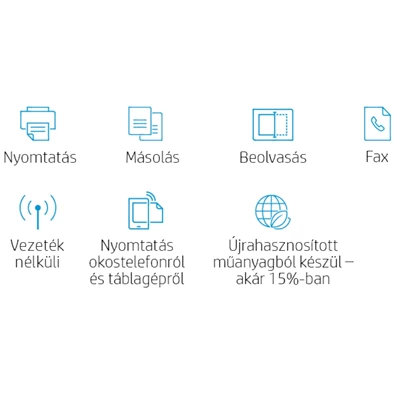 HP OfficeJet Pro 8022E All-in-One multifunkciós tintasugaras Instant Ink ready nyomtató (Újracsomagolt)
