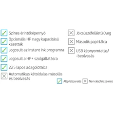 HP OfficeJet Pro 8022E All-in-One multifunkciós tintasugaras Instant Ink ready nyomtató (Újracsomagolt)