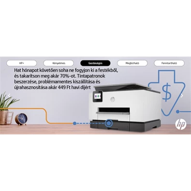 HP OfficeJet Pro 9022E All-in-One multifunkciós tintasugaras Instant Ink ready nyomtató