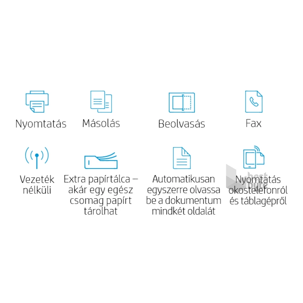 HP OfficeJet Pro 9022E All-in-One multifunkciós tintasugaras Instant Ink ready nyomtató