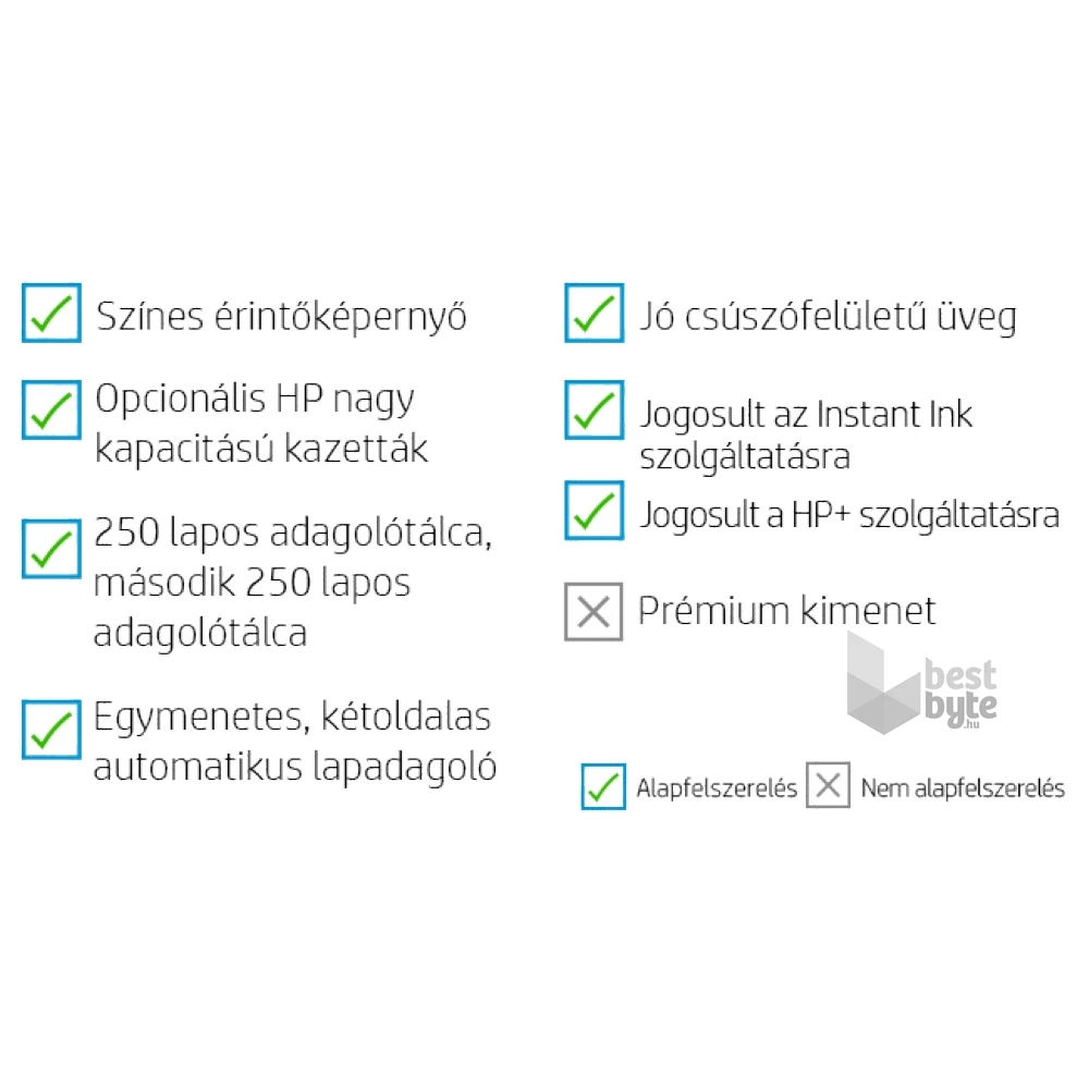 HP OfficeJet Pro 9022E All-in-One multifunkciós tintasugaras Instant Ink ready nyomtató