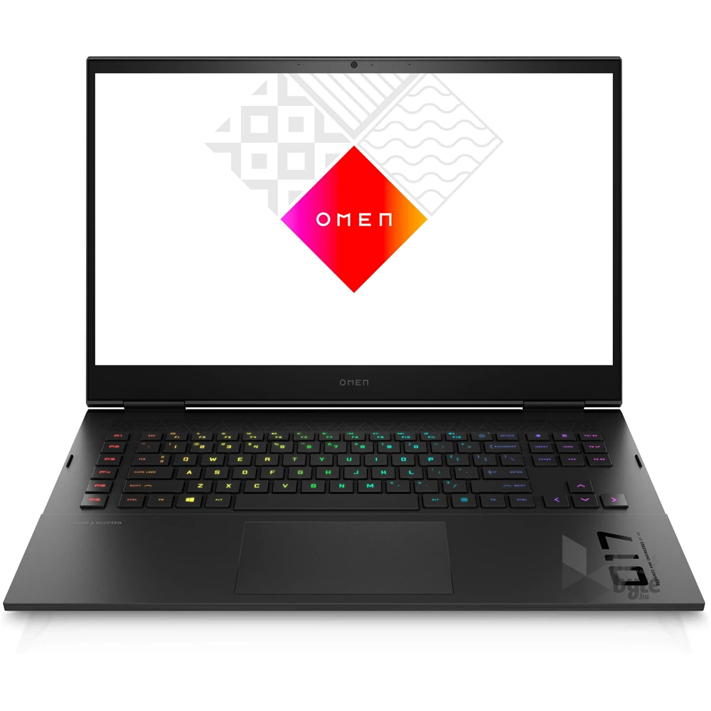 HP Omen 17-ck0003nh laptop (17,3"QHD/Intel Core i7-11800H/RTX 3060 6GB/16GB RAM/512GB/DOS) - fekete