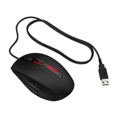 OMEN by HP X9000 vezetékes fekete gamer egér