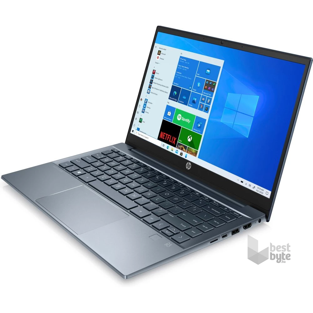 HP Pavilion 14-ec0012nh laptop (14"FHD/AMD Ryzen 3-5300U/Int. VGA/8GB RAM/256GB/Win10) - kék