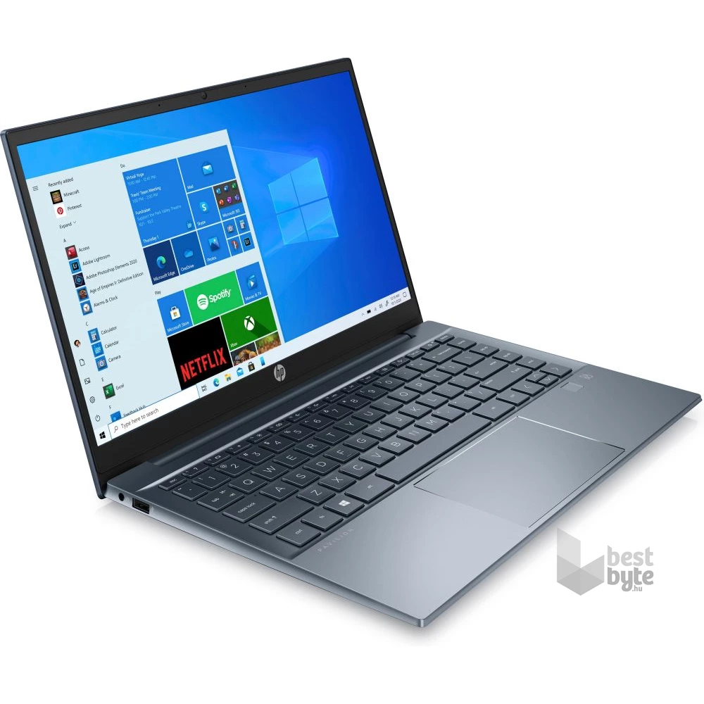 HP Pavilion 14-ec0012nh laptop (14"FHD/AMD Ryzen 3-5300U/Int. VGA/8GB RAM/256GB/Win10) - kék