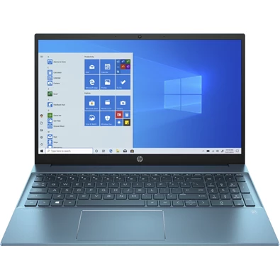 HP Pavilion 15-eh1011nh laptop (15,6"FHD AMD Ryzen 3-5300U/Int. VGA/8GB RAM/256GB/Win10) - zöldeskék