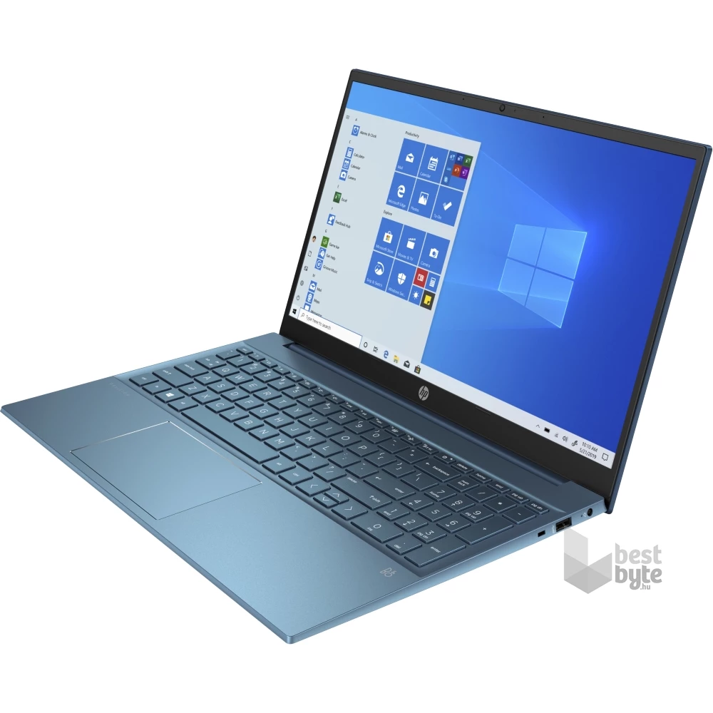 HP Pavilion 15-eh1011nh laptop (15,6"FHD AMD Ryzen 3-5300U/Int. VGA/8GB RAM/256GB/Win10) - zöldeskék