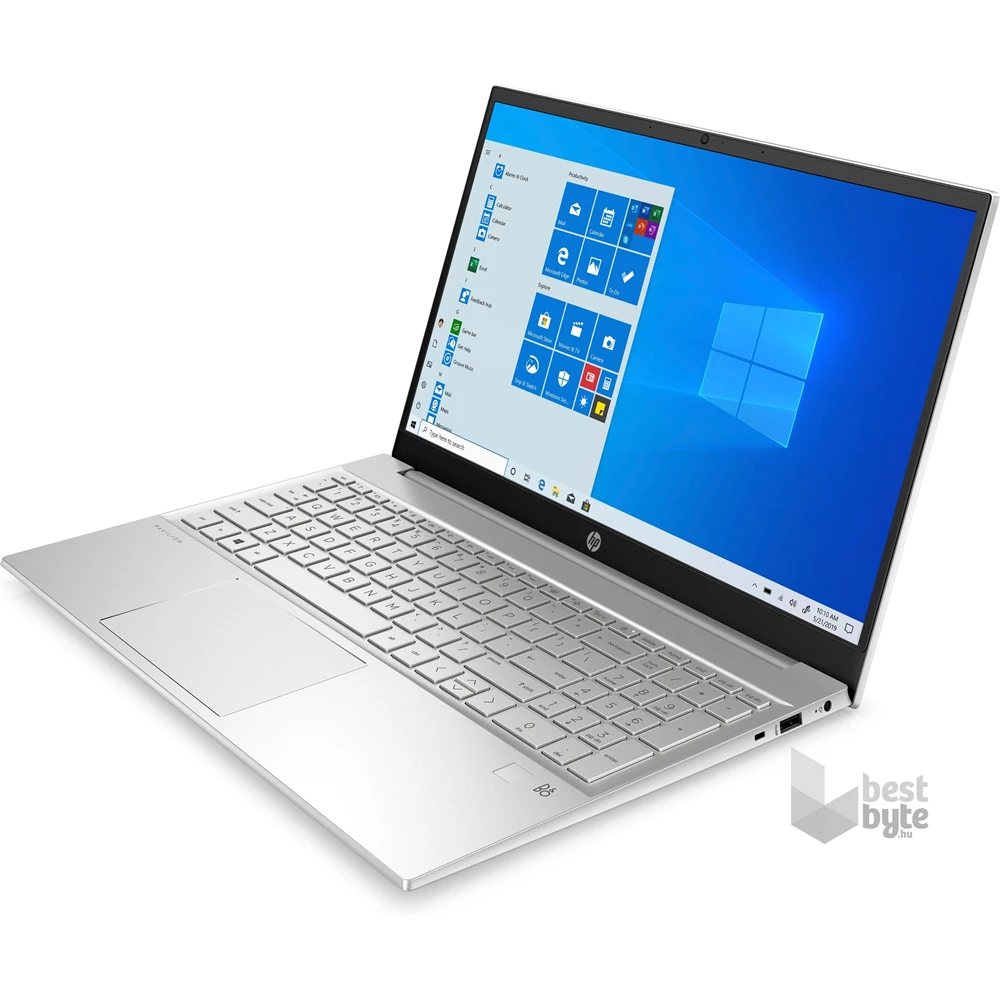 HP Pavilion 15-eh1013nh laptop (15,6"FHD AMD Ryzen 3-5300U/Int. VGA/8GB RAM/256GB/Win10) - ezüst