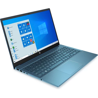 HP Pavilion 15-eg0021nh laptop (15,6"FHD Intel Core i3-1125G4/Int. VGA/8GB RAM/256GB/Win10) - zöldeskék