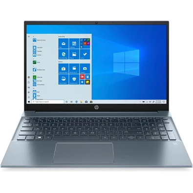 HP Pavilion 15-eg0022nh laptop (15,6"FHD Intel Core i3-1125G4/Int. VGA/8GB RAM/256GB/Win10) - kék