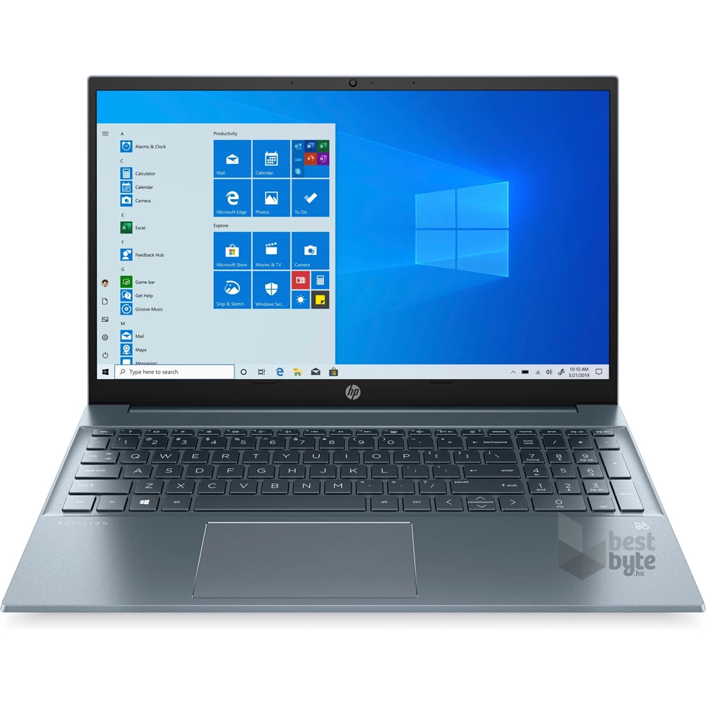 HP Pavilion 15-eg0022nh laptop (15,6"FHD Intel Core i3-1125G4/Int. VGA/8GB RAM/256GB/Win10) - kék