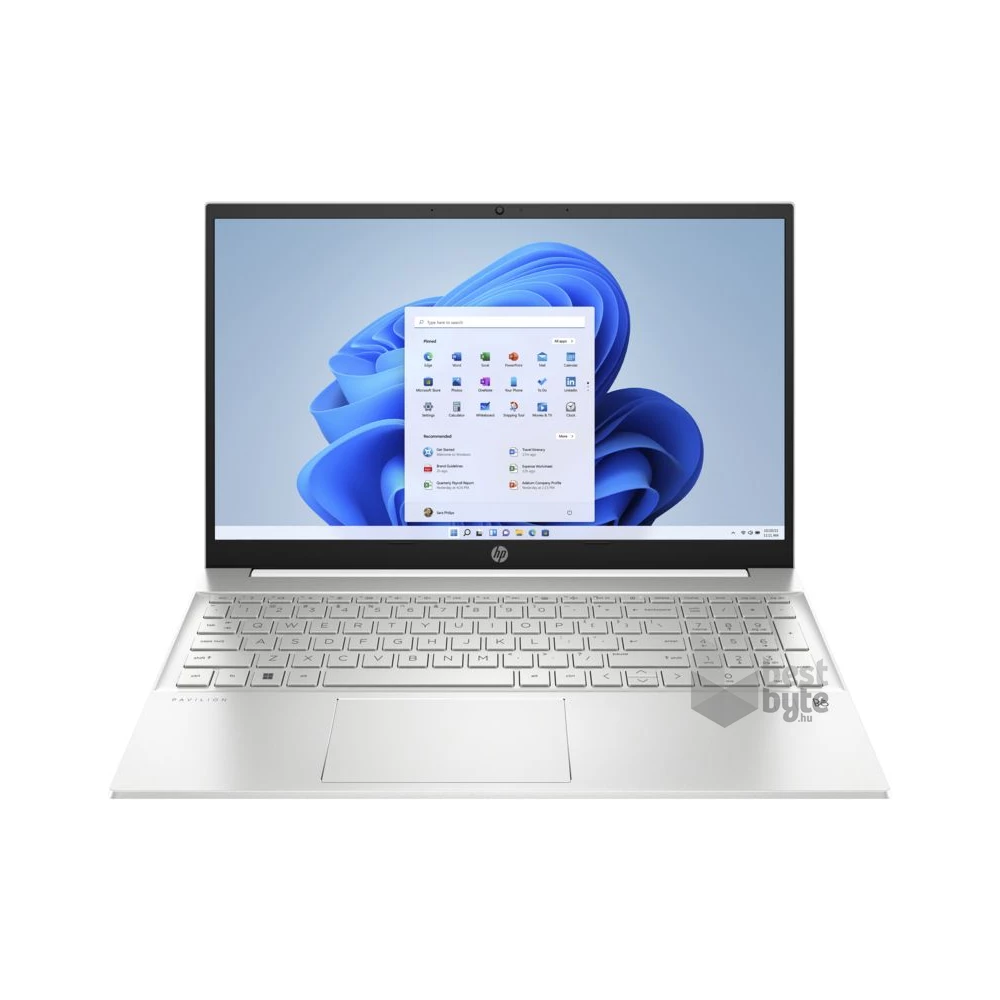 HP Pavilion 15-eh3003nh laptop (15,6"FHD/AMD Ryzen 5-7530U/Int.VGA/16GB RAM/512GB/Win11) - fehér