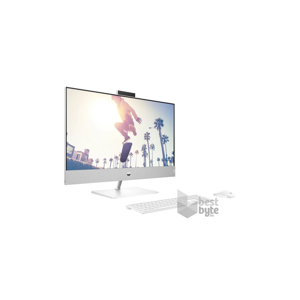 HP Pavilion 27-ca2003nn 27"QHD/Core i5-13400T/16GB/1TB SSD/fehér All-in-One asztali számítógép