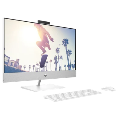 HP Pavilion 27-ca2003nn 27"QHD/Core i5-13400T/16GB/1TB SSD/fehér All-in-One asztali számítógép