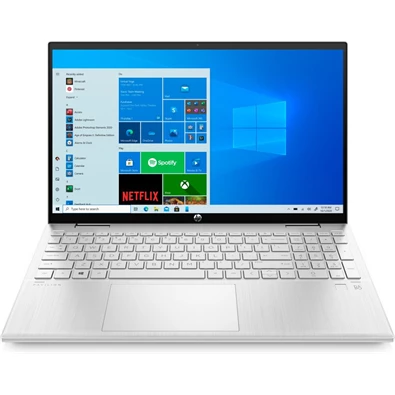 HP Pavilion x360 15-er0002nh laptop (15,6"FHD Intel Core i3-1125G4/Int. VGA/8GB RAM/256GB/Win10) - ezüst