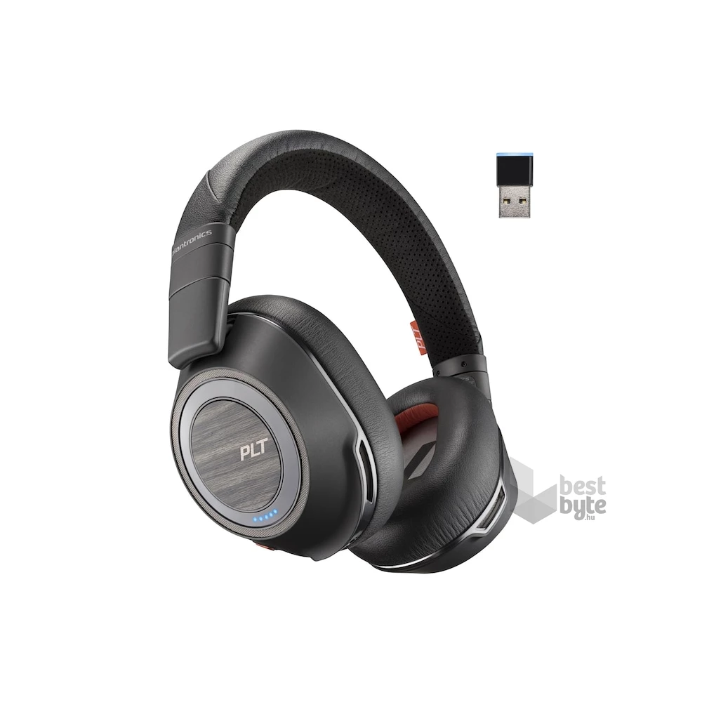 HP Poly Voyager 8200 USB-A  ANC fekete Bluetooth fejhallgató