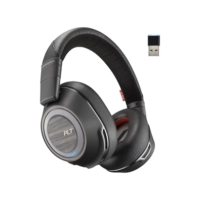 HP Poly Voyager 8200 USB-A  ANC fekete Bluetooth fejhallgató