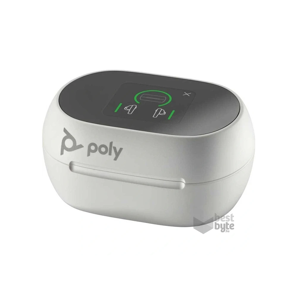 HP Poly Voyager Free 60+ True Wireless Bluetooth fehér fülhallgató