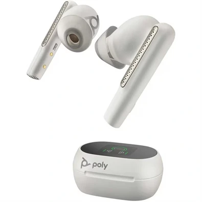 HP Poly Voyager Free 60+ True Wireless Bluetooth fehér fülhallgató