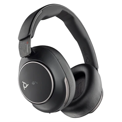 HP Poly Voyager Surround80 fekete vezeték nélküli fejhallgató +  USB-C/A adapter