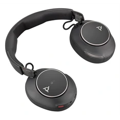 HP Poly Voyager Surround80 fekete vezeték nélküli fejhallgató +  USB-C/A adapter
