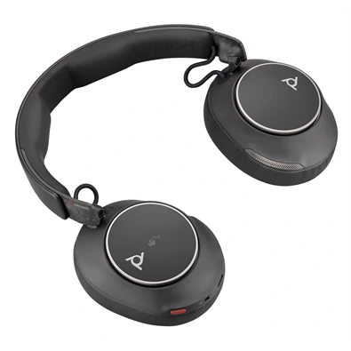 HP Poly Voyager Surround80 fekete vezeték nélküli fejhallgató +  USB-C/A adapter