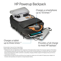 HP Powerup powerbank hátizsák