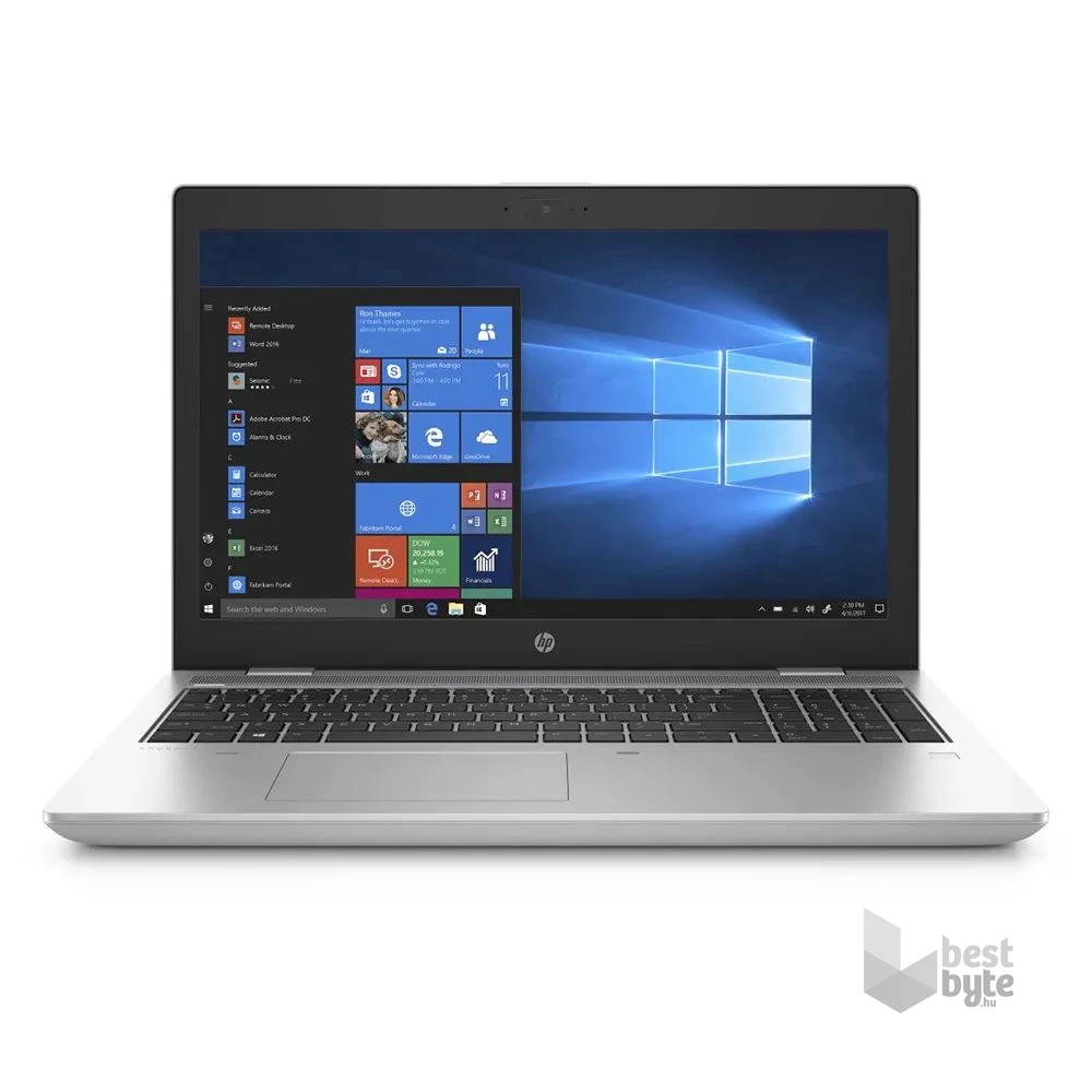 HP ProBook 650 G5 laptop (15,6"FHD Touch/Intel Core i7-8665U/Int.VGA/8GB/512GB/Win11P/Felújított A,batteryCARE+) - ezüst