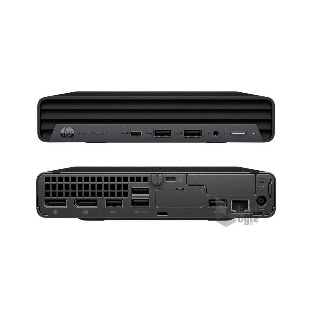 HP ProDesk 600 G6 Mini PC /i3-10100T/8GB/256GB SSD/fekete asztali számítógép