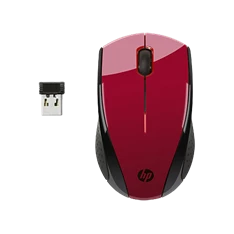 HP X3000 vezeték nélküli piros egér