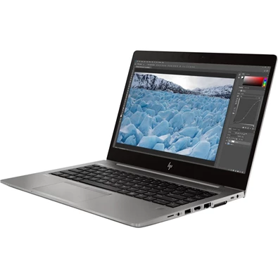HP Zbook 14U G6 laptop (14"FHD Intel Core i7-8565U/WX 3200 4GBGB/16GB RAM/512GB/Win10 Pro) - ezüst