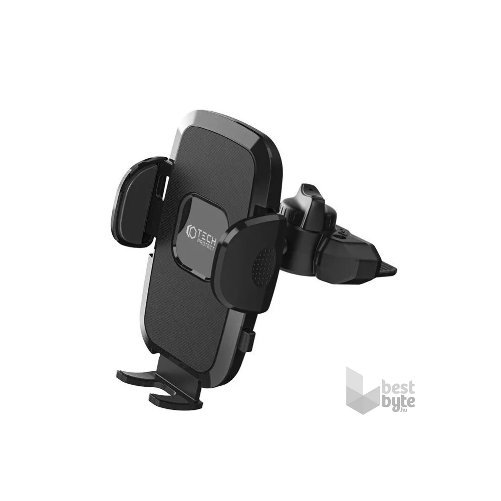 Haffner FN0471 CD-lejátszóba illeszthető univerzális fekete telefon tartó