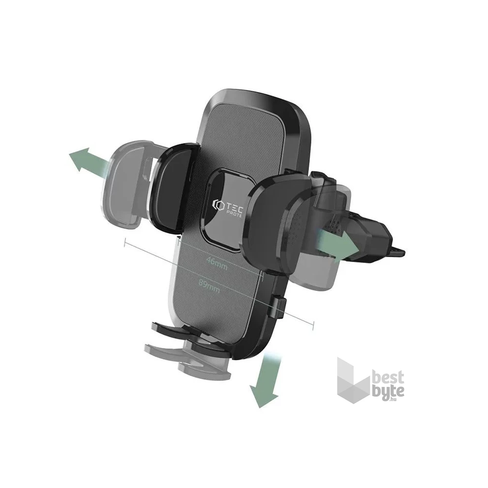 Haffner FN0471 CD-lejátszóba illeszthető univerzális fekete telefon tartó