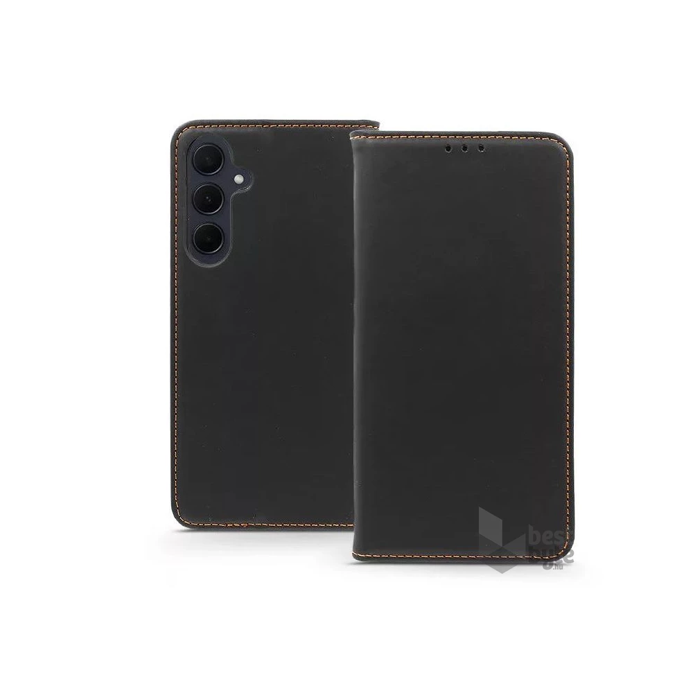 Haffner HF267536 Samsung Galaxy A35 5G S-Book Pro Flip fekete bőrtok