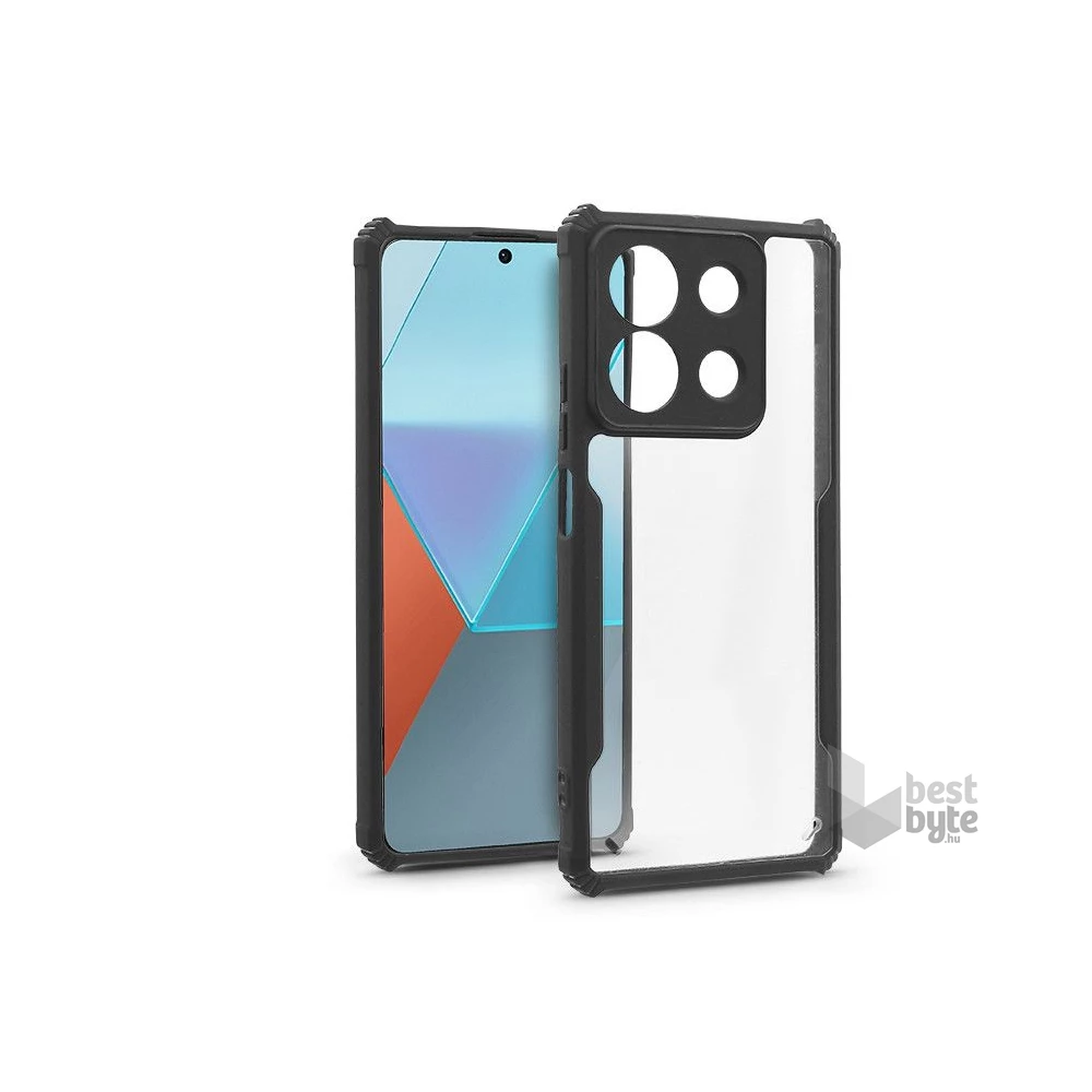 HAFFNER Haffner HF277931 Xiaomi Redmi Note 13 Pro 5G/Poco X6 5G Anti-Drop fekete szilikon hátlap