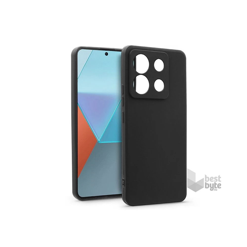HAFFNER Haffner HF282294 Xiaomi Redmi Note 13 Pro 5G/Poco X6 5G Soft fekete szilikon hátlap